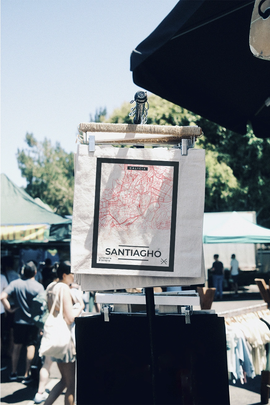 Tote Mapa Santiagho